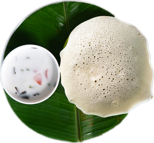Appam with stew