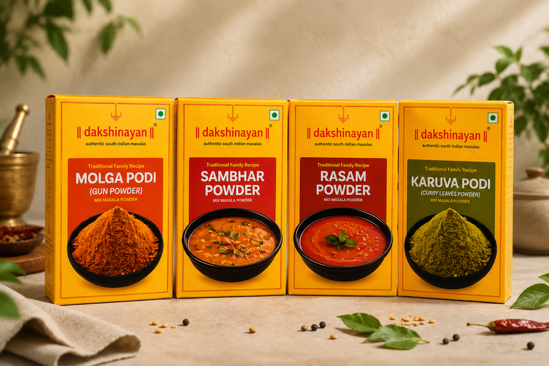 Traditional South Indian Masala Combo